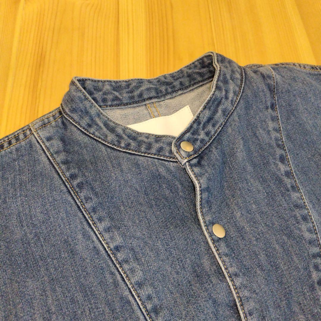 SHIPS　デニムジャケット オーバーサイズ ボタン留め