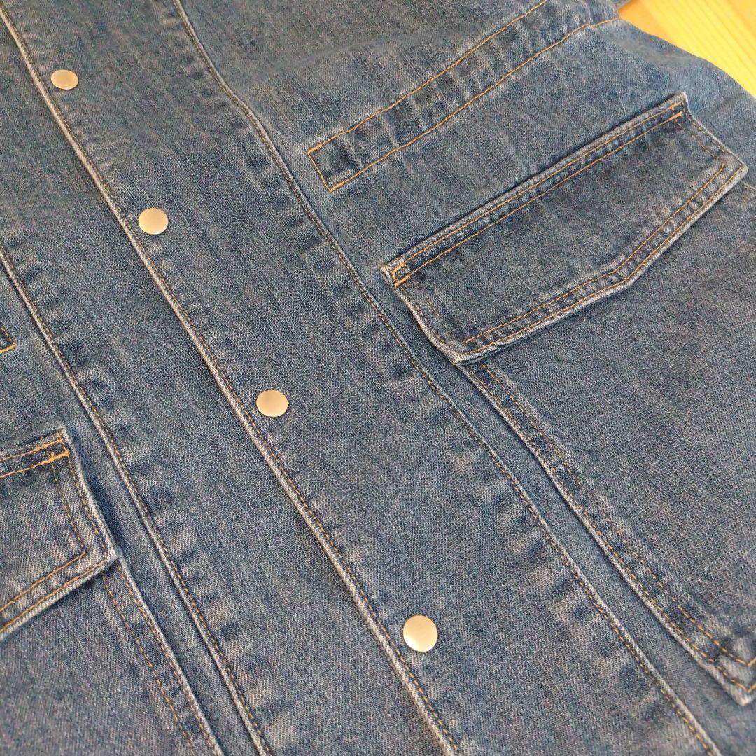 SHIPS　デニムジャケット オーバーサイズ ボタン留め