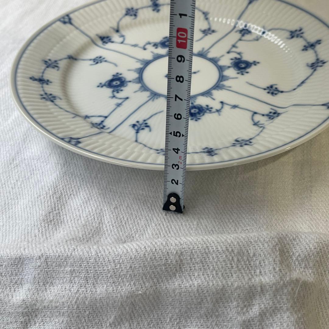 ロイヤルコペンハーゲンブルーフルーテッドプレインディナープレート25cm 1枚