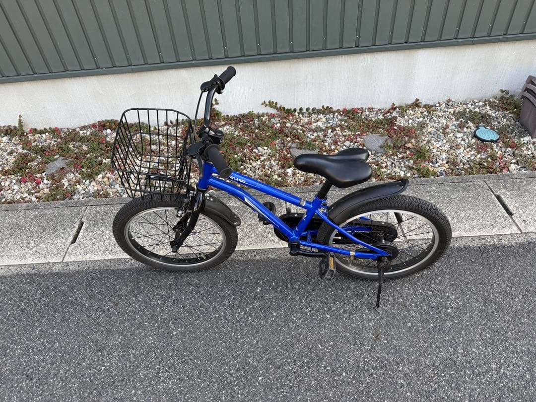 青い子供用自転車 18インチ (愛知県豊田市、引き取り限定)