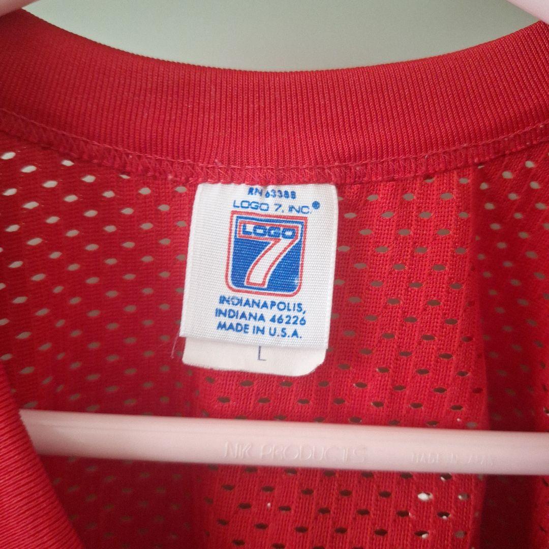 希少 90s USA製 NFL チーフス ジョー・モンタナ ジャージ L 赤