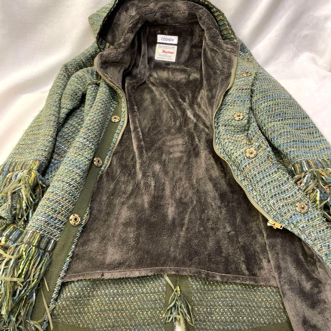 COOHEM コーヘン　米富繊維　ツィードコート