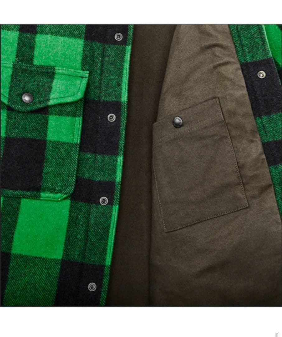 すぐ発送可　フィルソン　ラインド・マッキノー・ウール・ジャックシャツ　XS