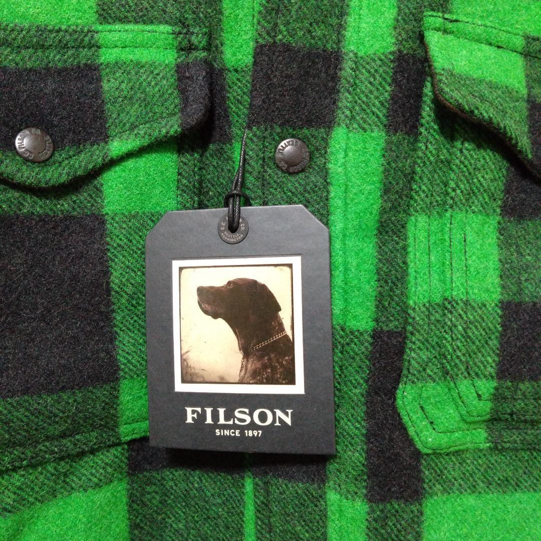 すぐ発送可　フィルソン　ラインド・マッキノー・ウール・ジャックシャツ　XS