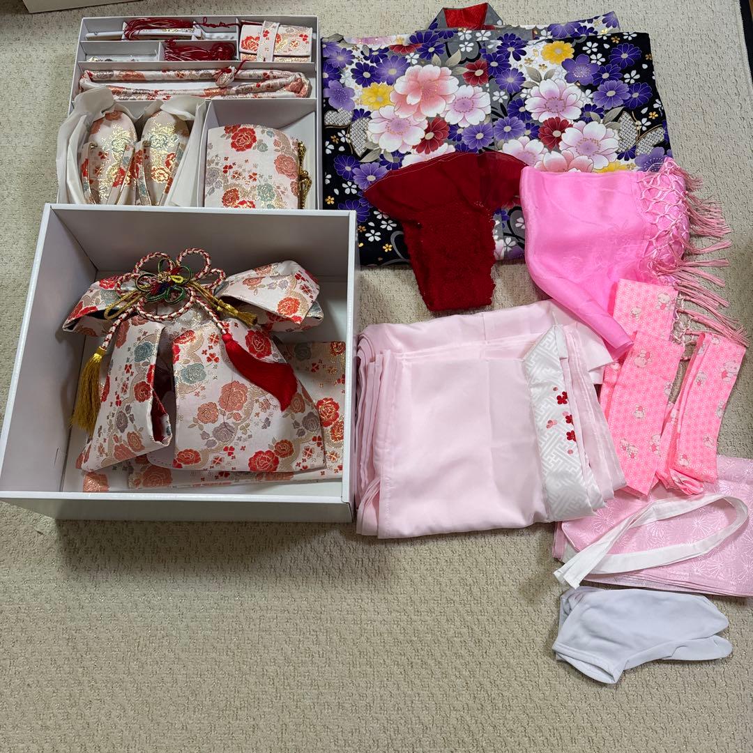 七五三 女の子 7歳 着物セット ※髪飾り無し