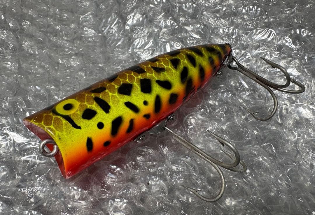 オールドヘドン　チャガースプーク　BRS 濃色　茶スイカ　heddon ルアー