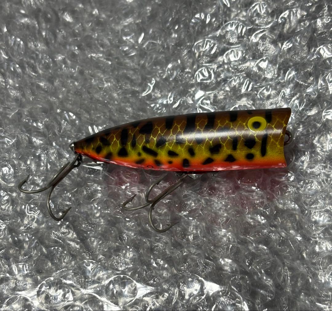 オールドヘドン　チャガースプーク　BRS 濃色　茶スイカ　heddon ルアー