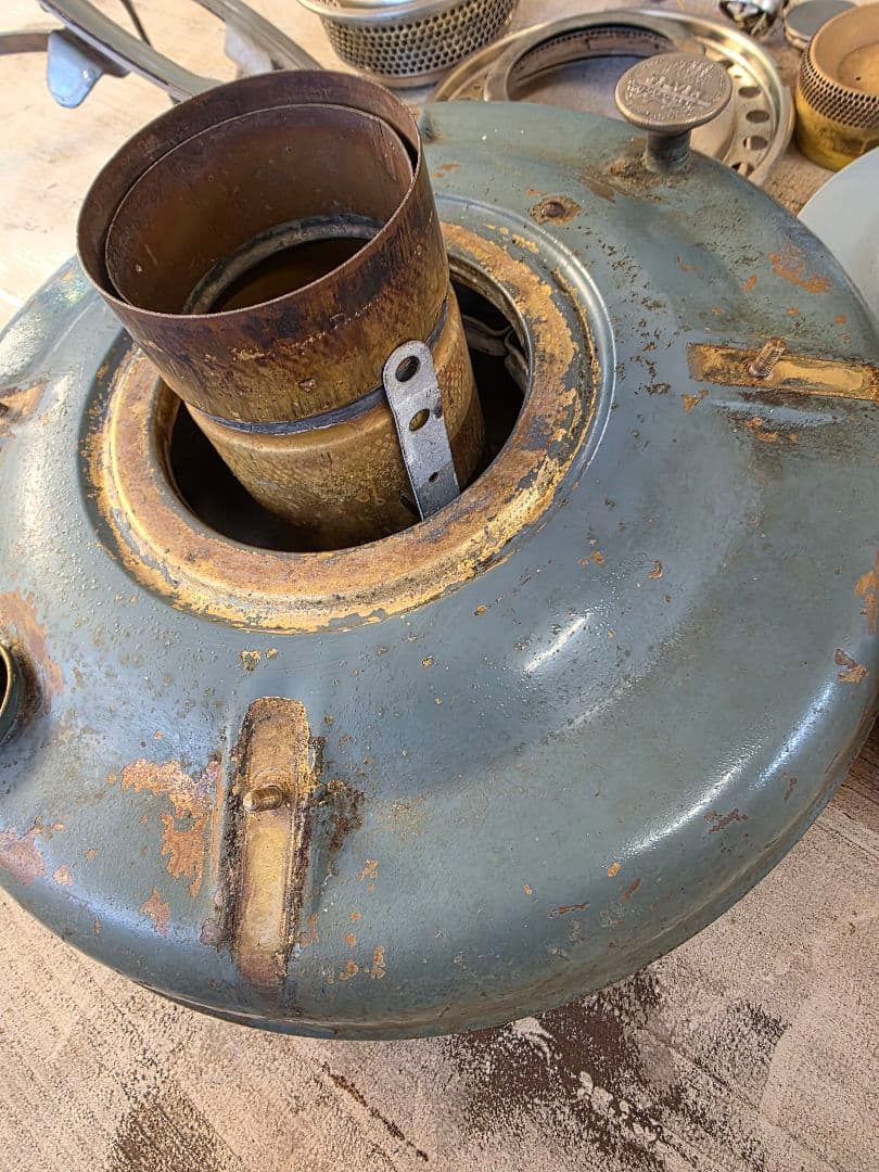 w*a様 激レア美品　 アラジンストーブ　8型 ビンテージストーブ　ブルーグレー