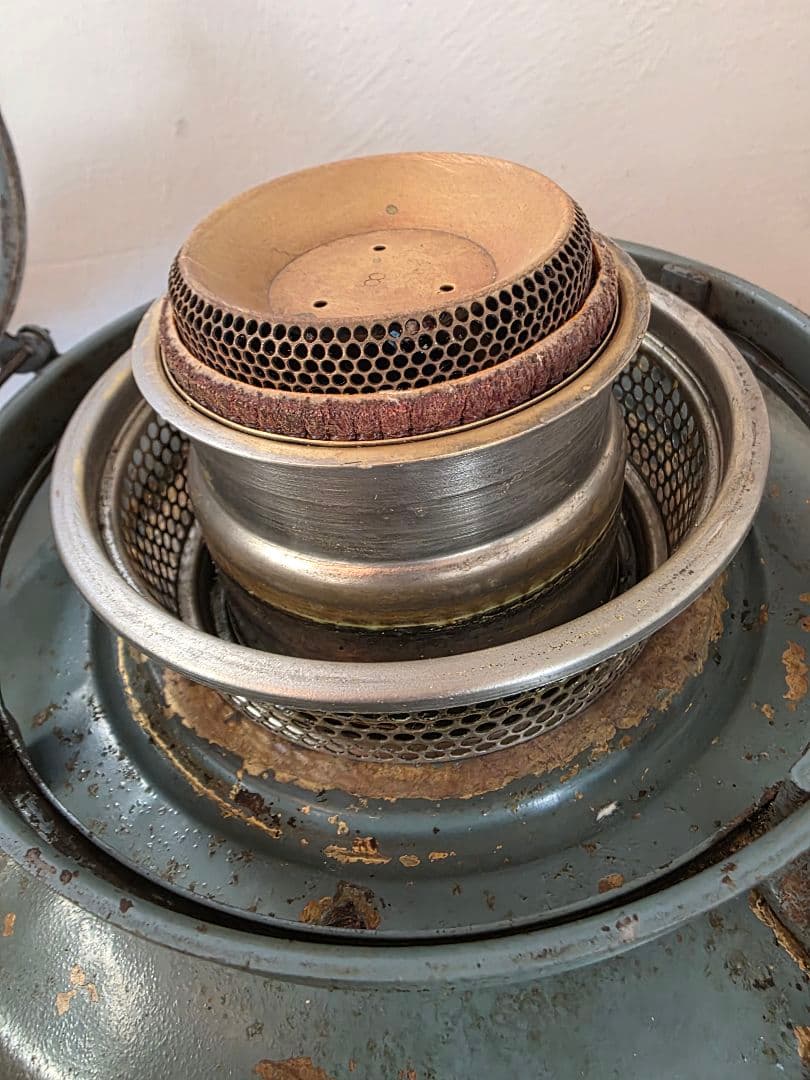 w*a様 激レア美品　 アラジンストーブ　8型 ビンテージストーブ　ブルーグレー