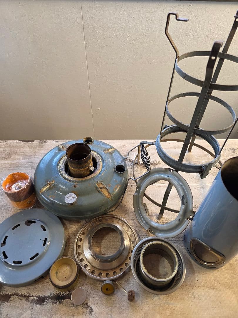 w*a様 激レア美品　 アラジンストーブ　8型 ビンテージストーブ　ブルーグレー