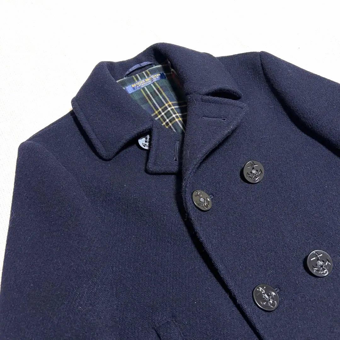 BROOKS BROTHERS Pコート ネイビー アンカーボタン 定番 名作