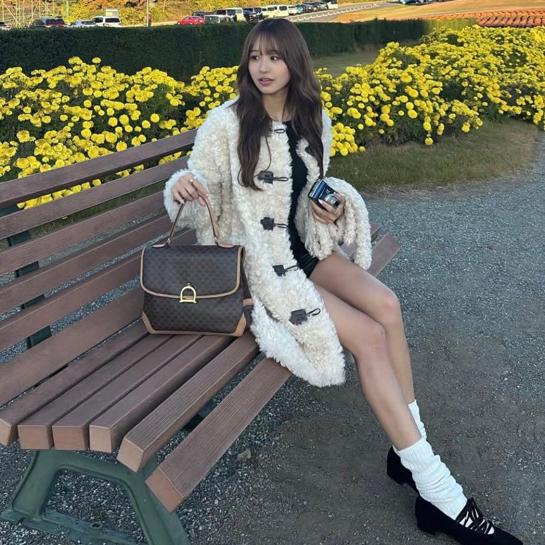 RANCLIC【Poodle cocoon coat 】アイボリー