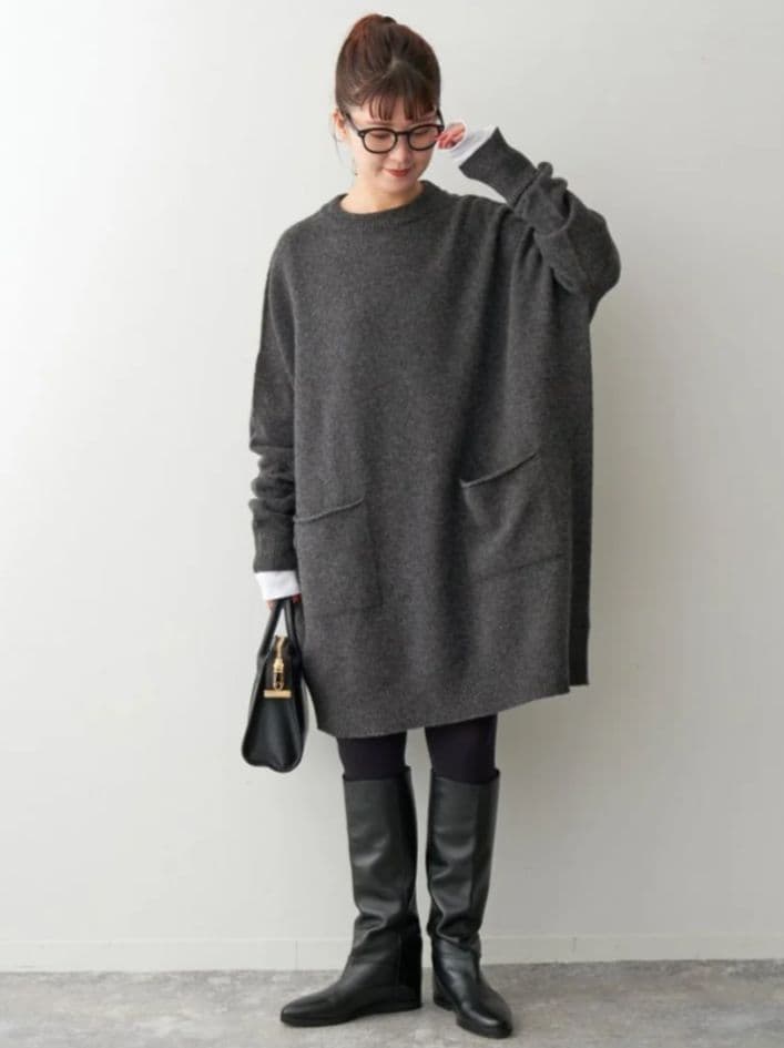 Spick & Span⭐︎クルーネック⭐︎ワイドチュニック⭐︎プルオーバー