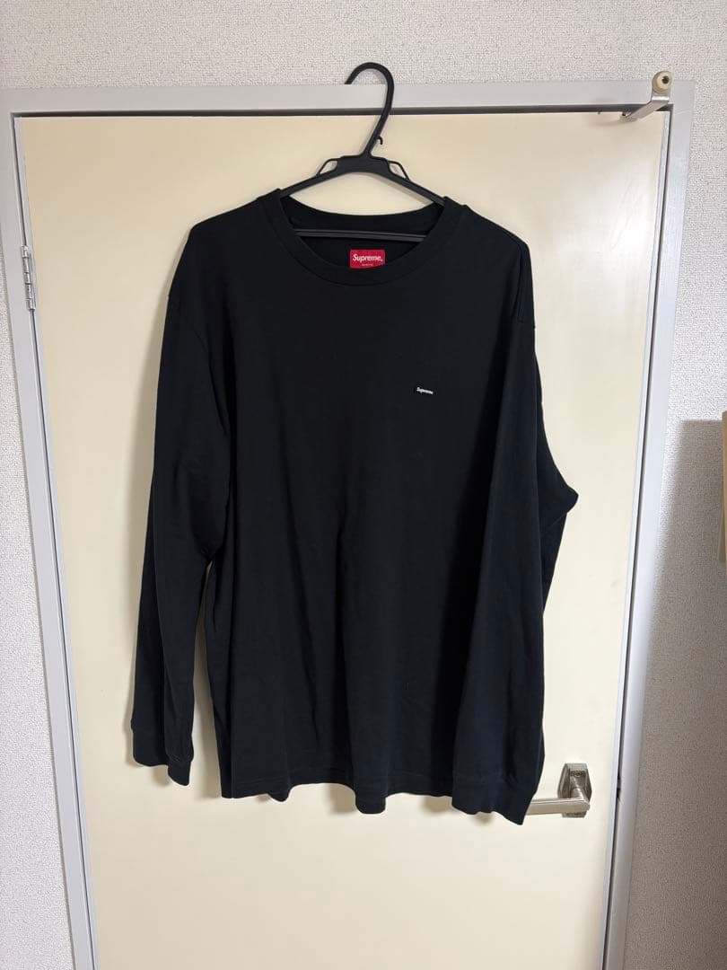 Supreme ブラック 長袖カットソー XL