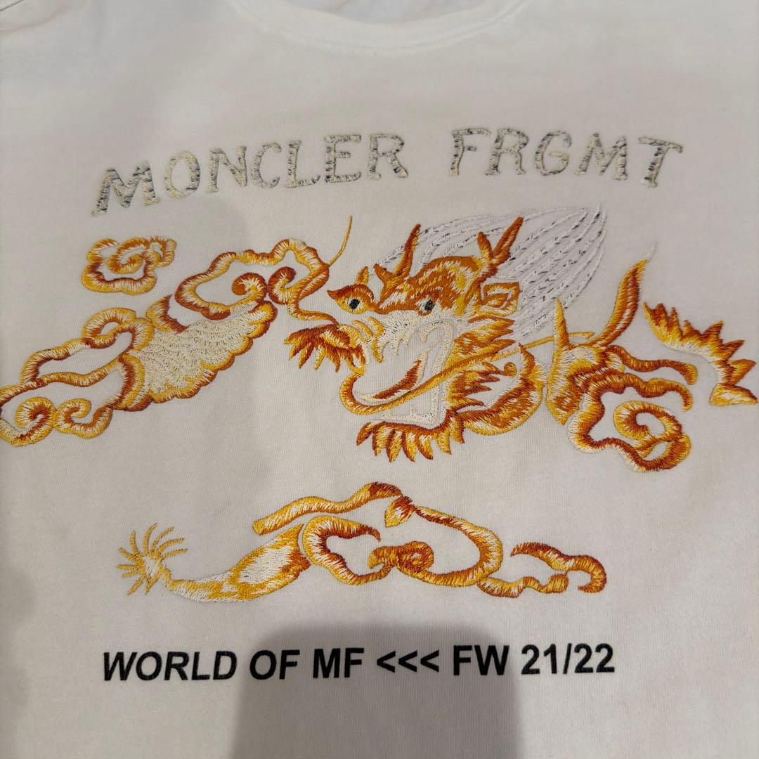 MONCLER fragmentプリントドラゴン Tシャツ FW 21/22