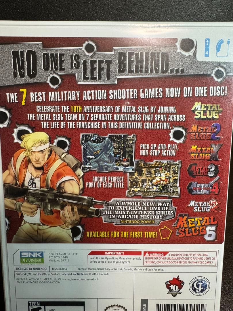 【Ｗii北米版】l Slug Anthology　未開封品