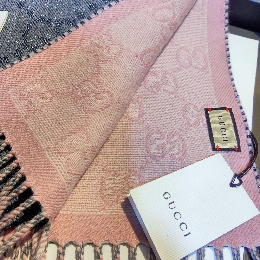 ❤新品箱袋付❤最高級ウール❤GUCCI❤マフラー ストール ショール スカーフ❤
