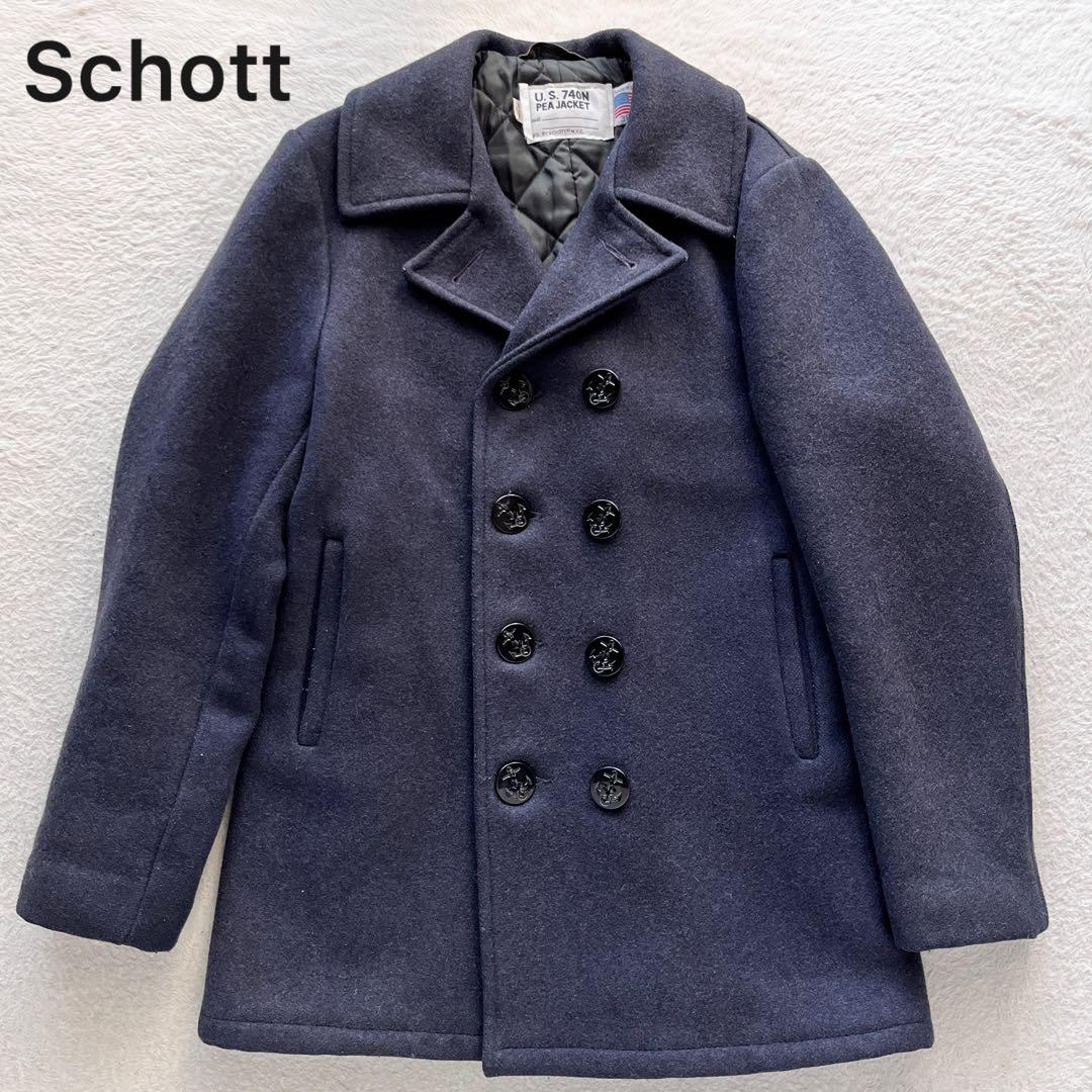 美品✨Schott ショット U.S. 740N ピーコート ウール USA製