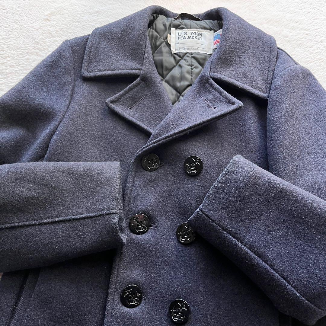 美品✨Schott ショット U.S. 740N ピーコート ウール USA製