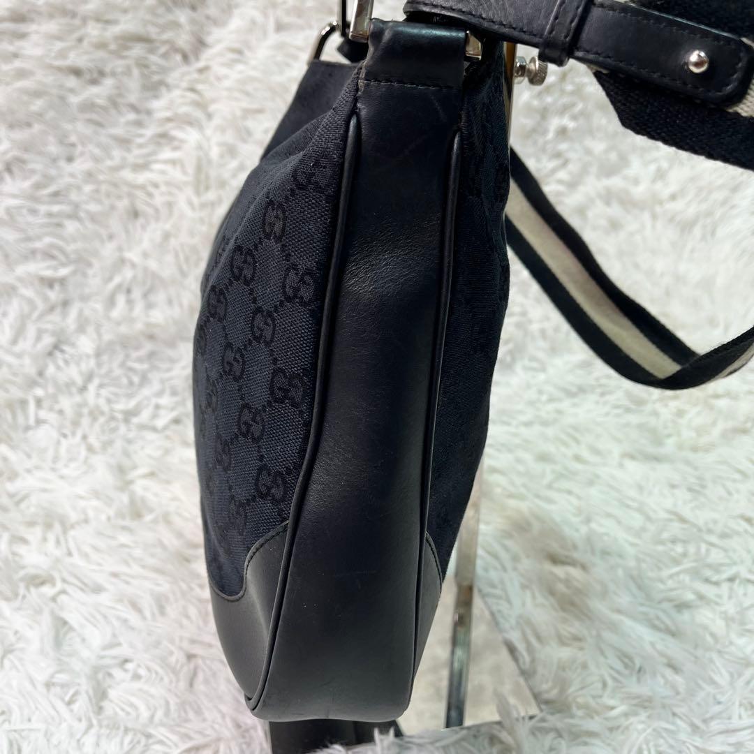 美品✨GUCCI ショルダーバッグ GG柄　シェリーライン バンブー 2way