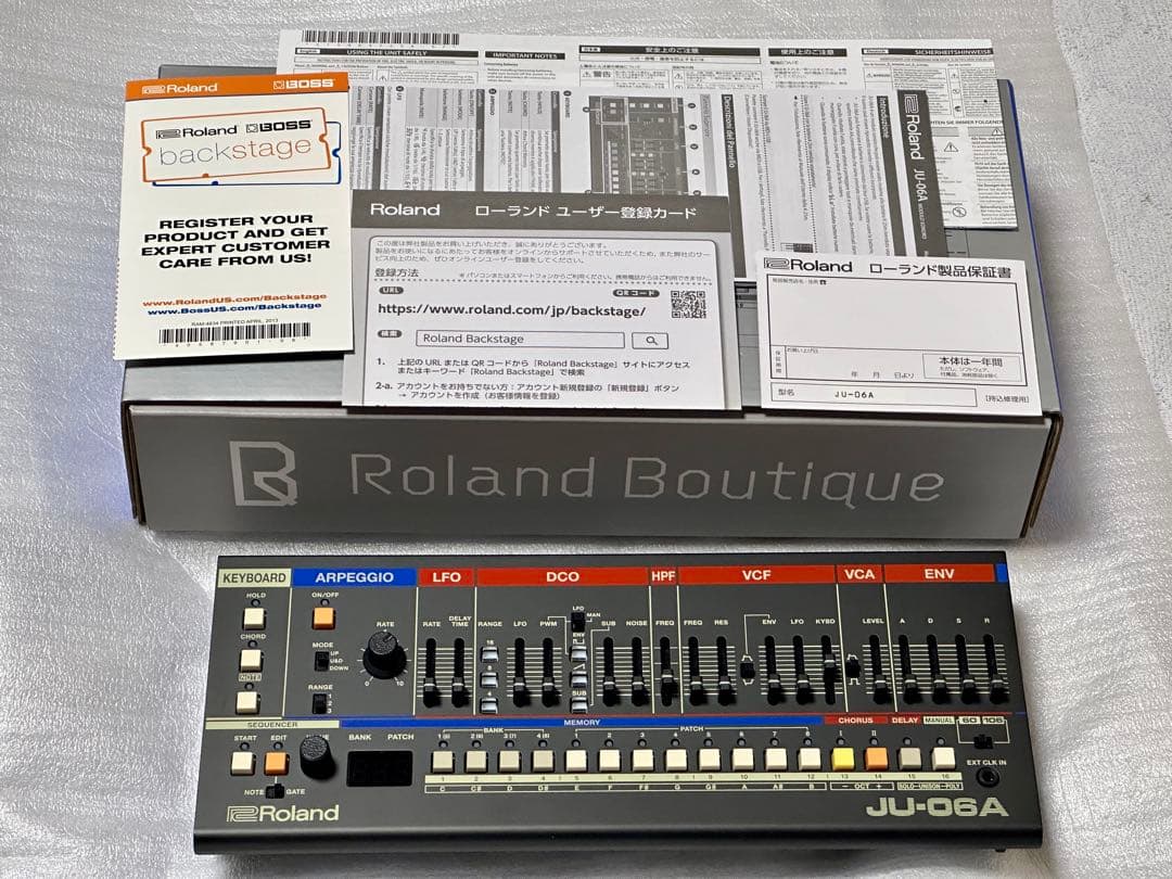 ★ ローランド JU-06A ★ Roland Boutique シンセ