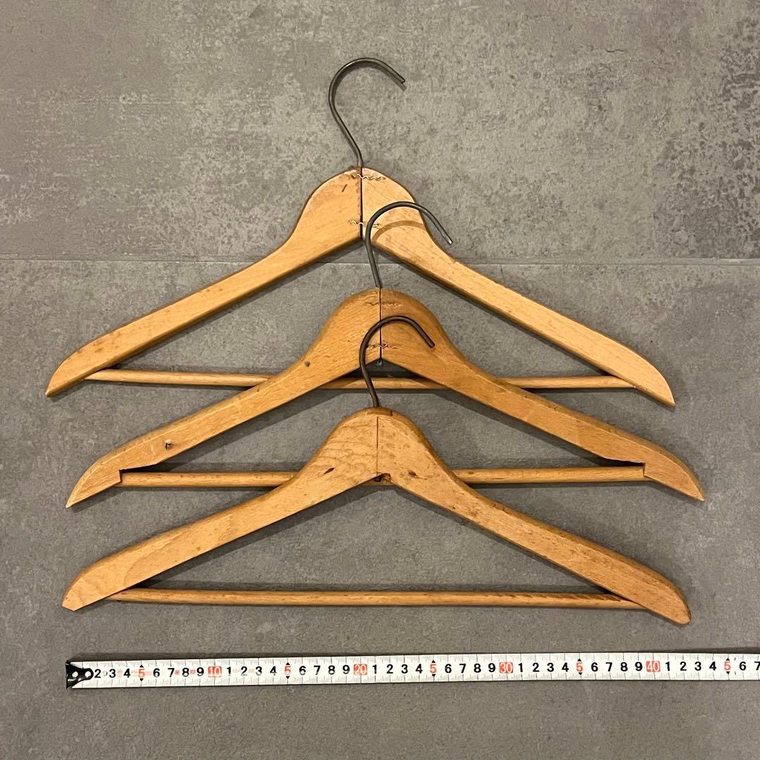 ビンテージ ウッド ハンガー 木製 アメリカ アンティーク