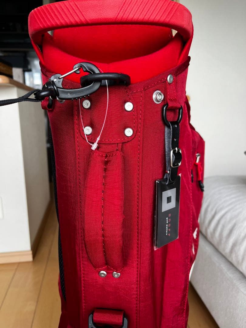 専用　新品同様！極美品！オノフONOFF スタンドキャディバッグ レッド