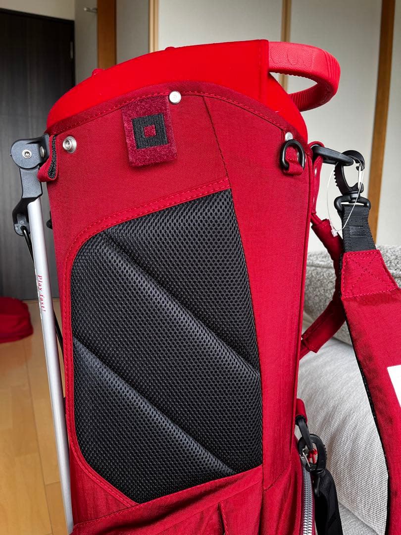 専用　新品同様！極美品！オノフONOFF スタンドキャディバッグ レッド