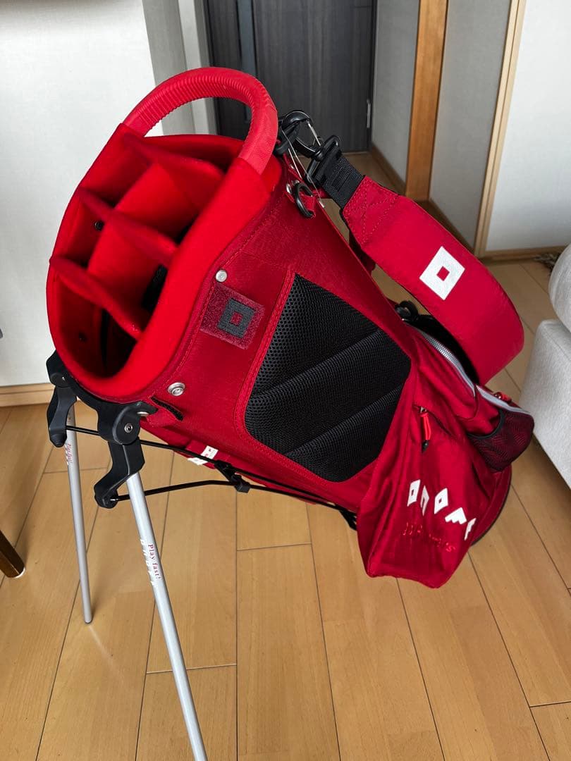 専用　新品同様！極美品！オノフONOFF スタンドキャディバッグ レッド