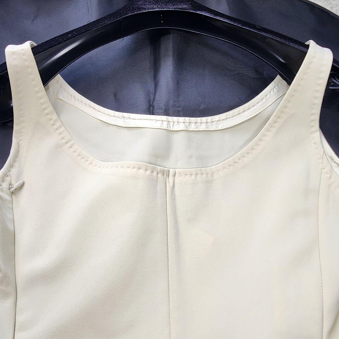美品▲ PRADA ストレッチタイトワンピース ライトベージュ サイズ40