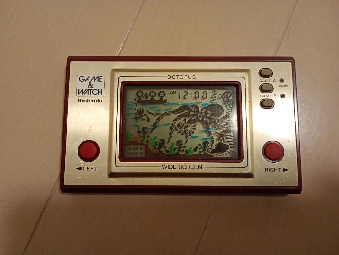 ゲームウォッチ オクトパス