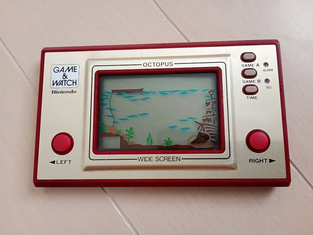 ゲームウォッチ オクトパス