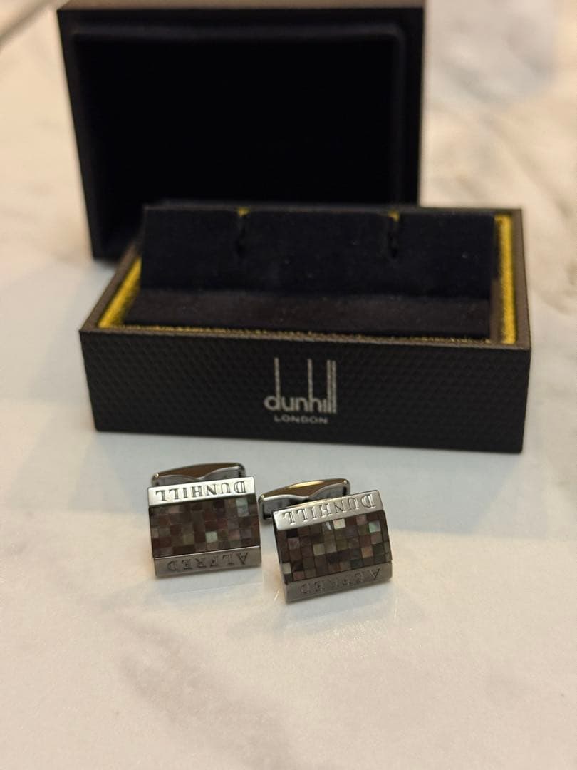 ダンヒル　dunhill モザイク　カフス　カフリンクス