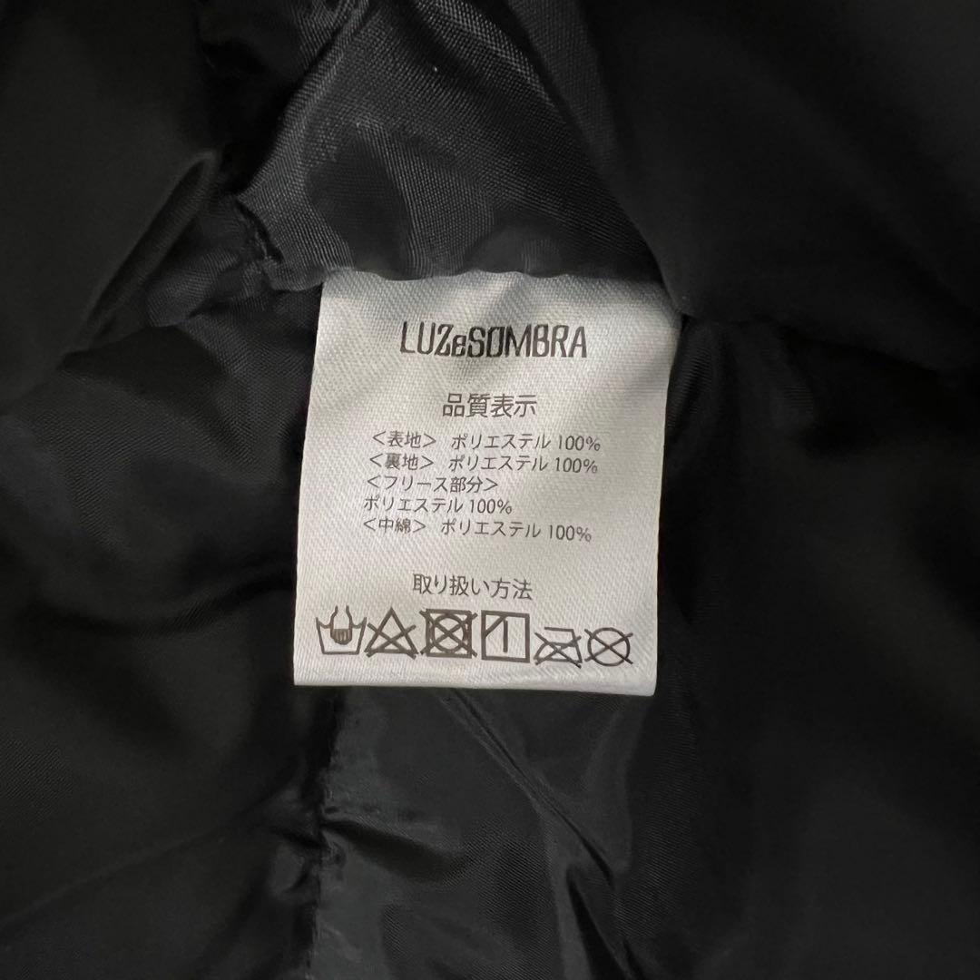 p*4様 LUZeSOMBRA 中綿フーデッドジャケット M ブラック 新品未使