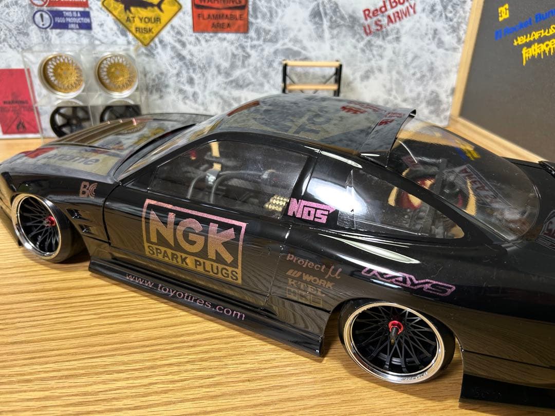 ADDICTION 180SX BN SPORTS ラジコンボディ