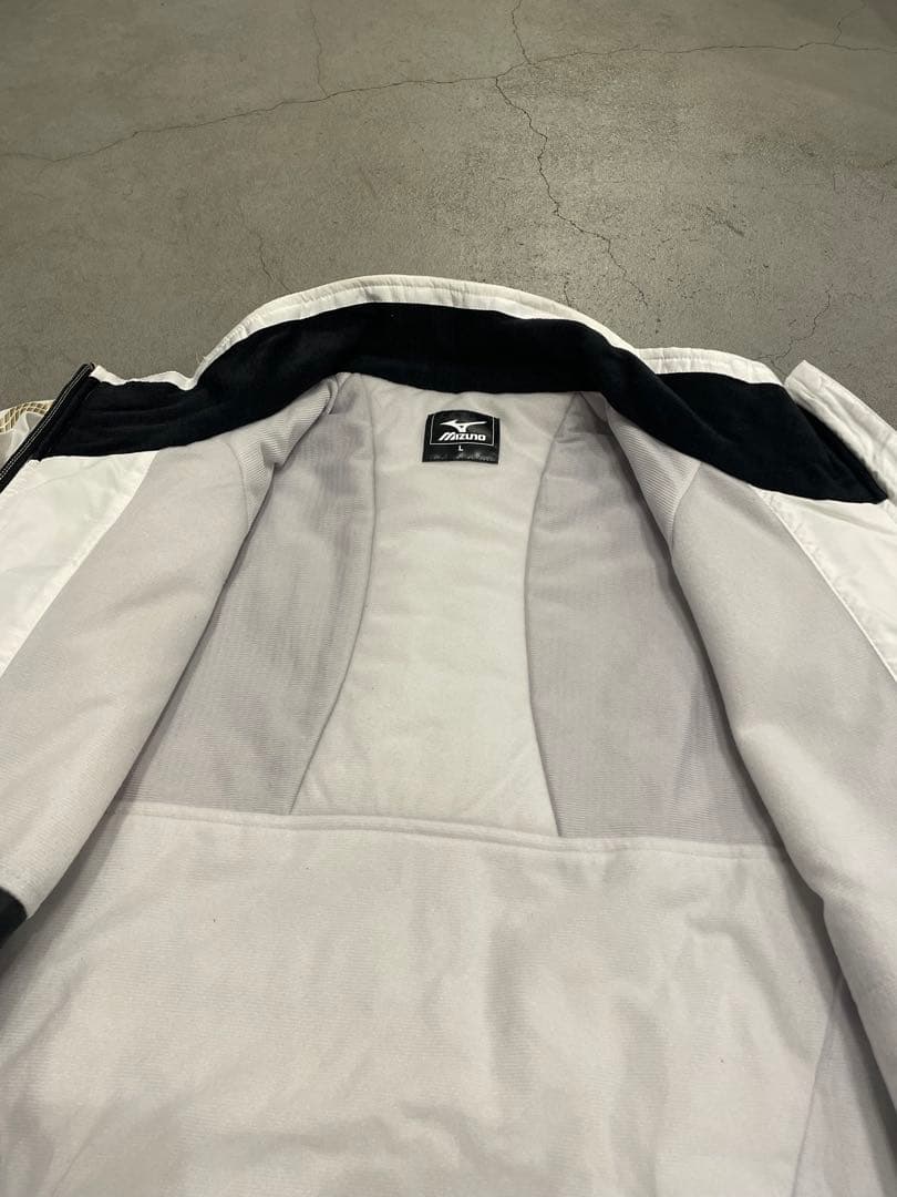 mizuno ミズノ ブレスサーモ 中綿ジャージセット アップ L ホワイト