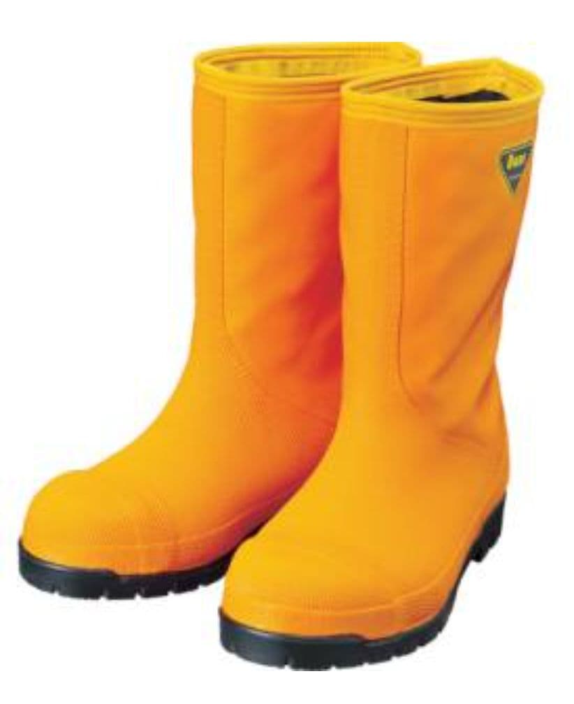 【 雪国】新品・未使用 シバタ 冷蔵庫長靴 オレンジ 25センチ