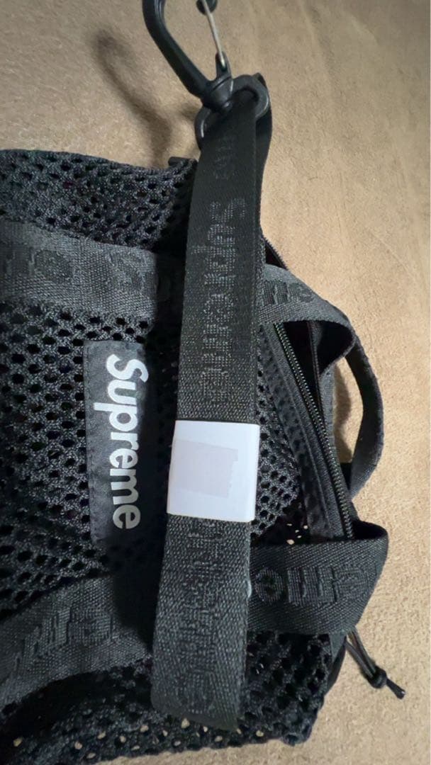 今期Supreme メッシュトートバッグ ブラック　ミニダッフル　極美品
