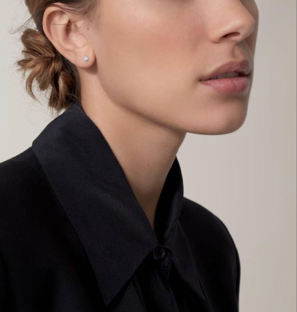 新品未開封・Cartier D'Amour Earrings ホワイトゴールド