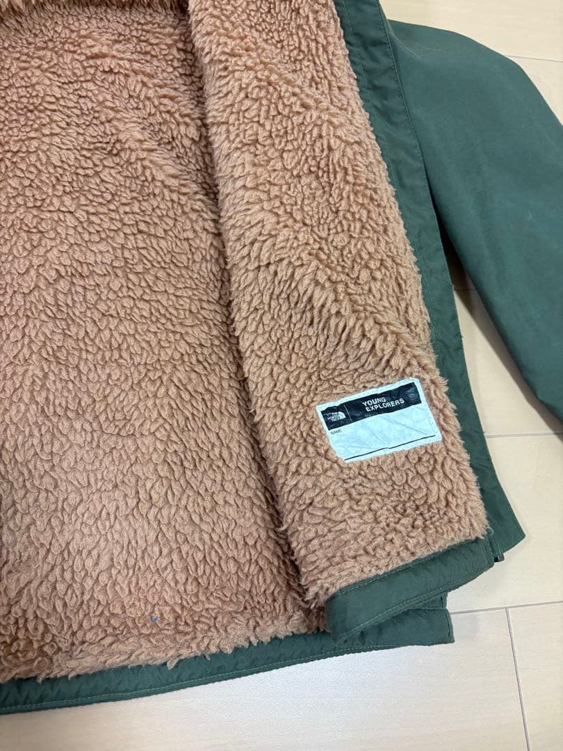 ザノースフェイス コンパクトノマドジャケット 130 カーキ キッズ アウター