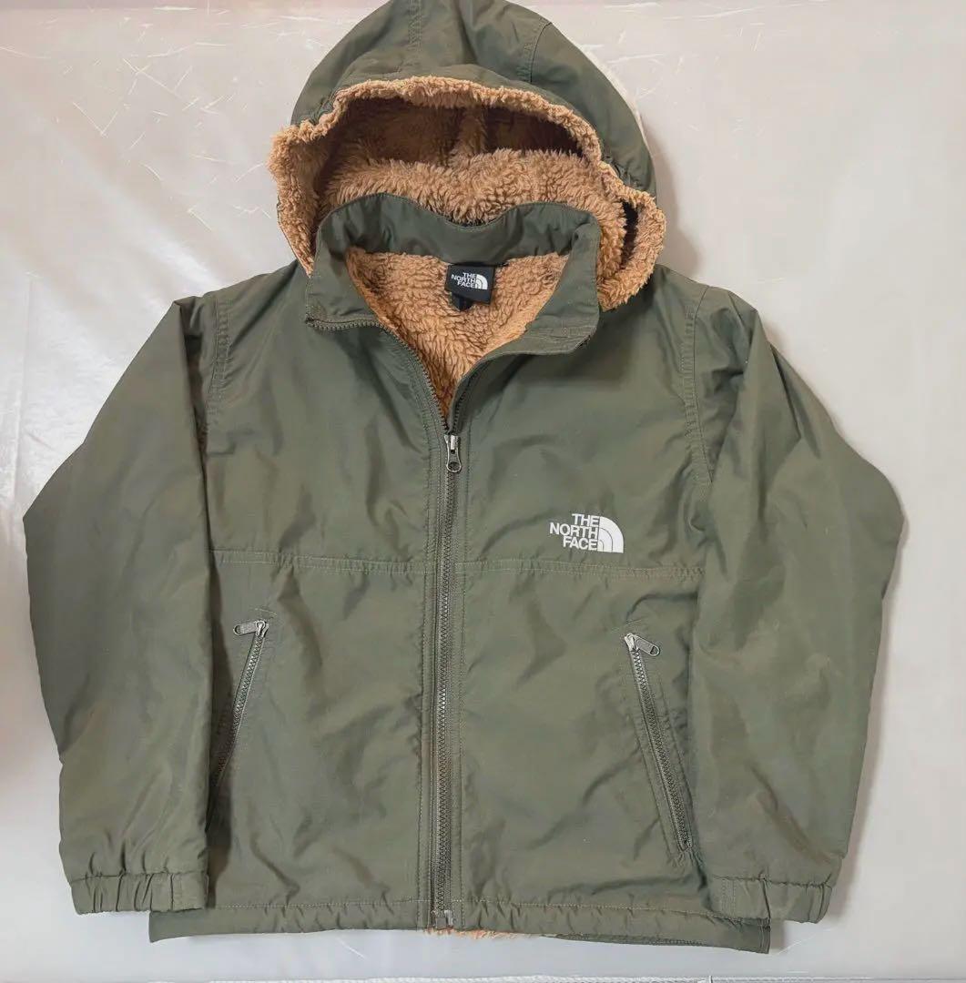 ザノースフェイス コンパクトノマドジャケット 130 カーキ キッズ アウター