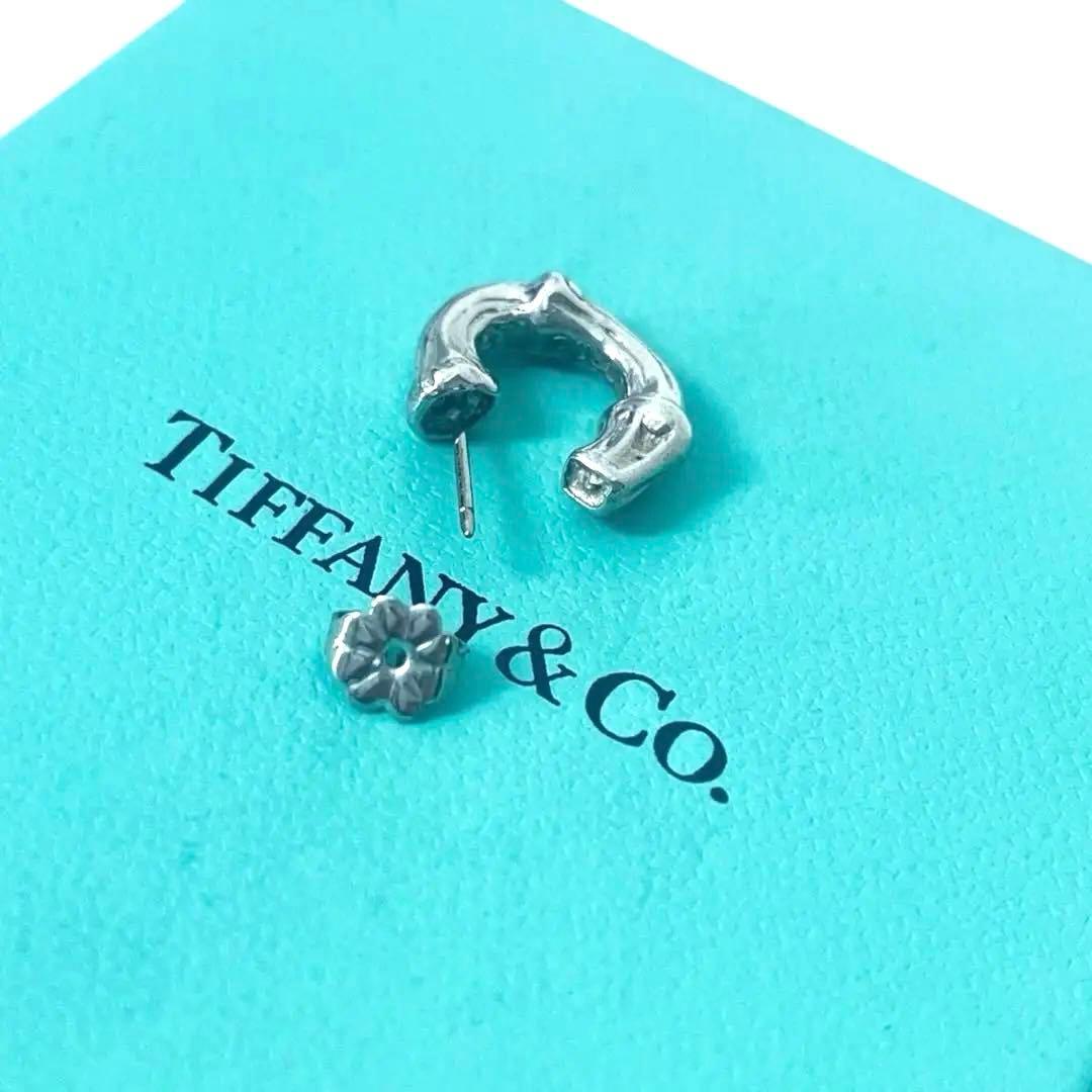 専用商品　オールドティファニー 片耳 バンブー フープ ピアス 廃盤品