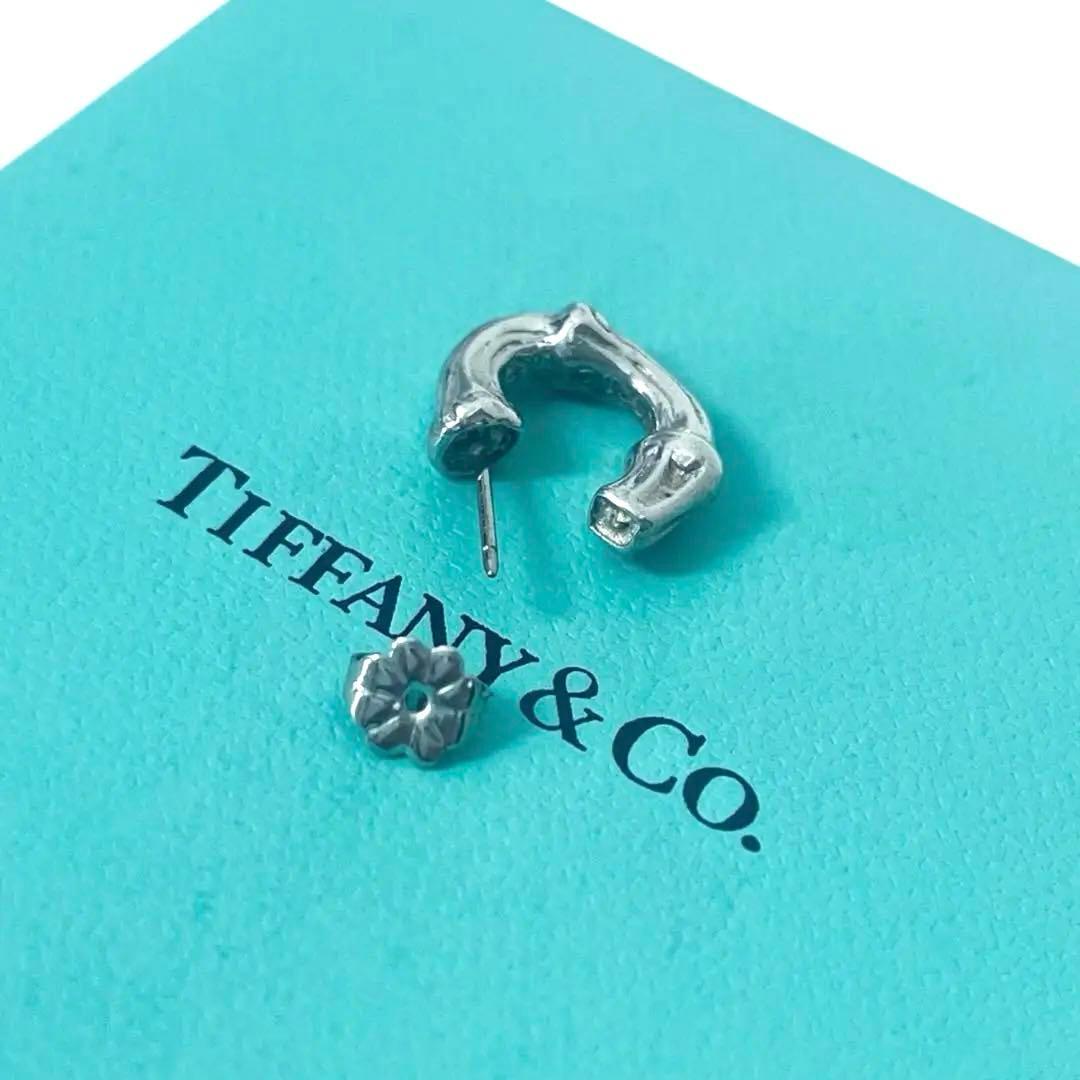 専用商品　オールドティファニー 片耳 バンブー フープ ピアス 廃盤品