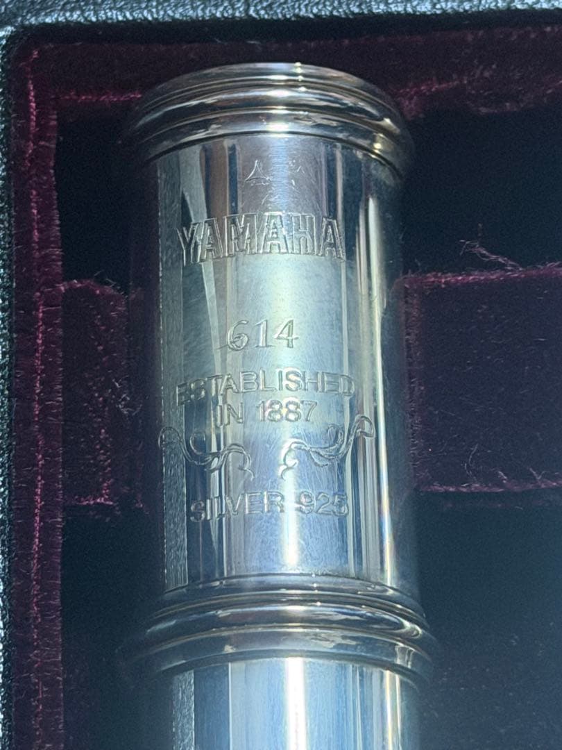 ヤマハ YAMAHA フルート YFL-614 銀製 ケース付き