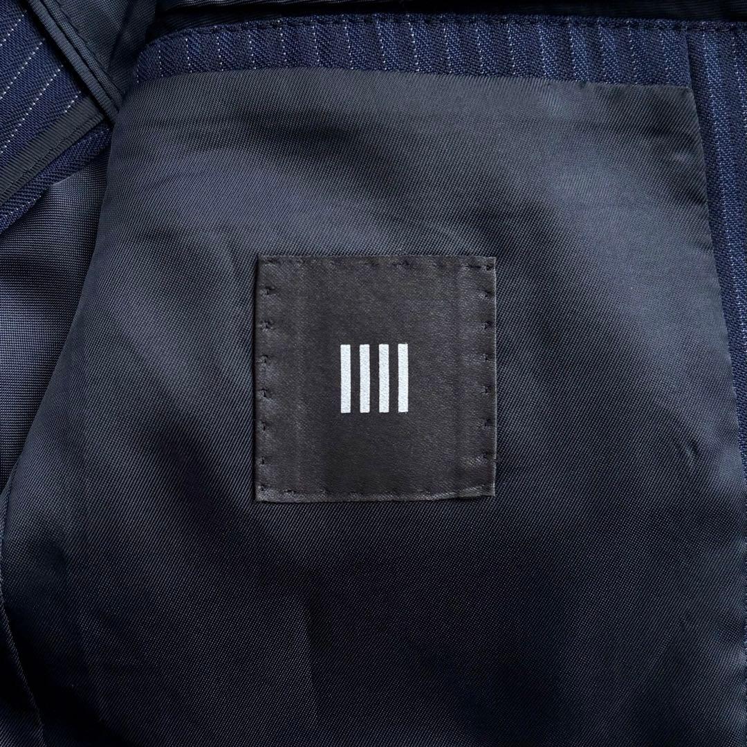 スーツセレクト セットアップ スーツ 2B 3ピース ネイビー ストライプ Y5