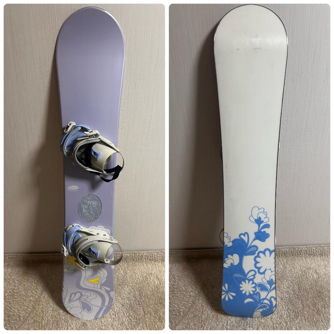 FLUID　フルイド　スノーボード　ビンディング付き　レディース　140cm