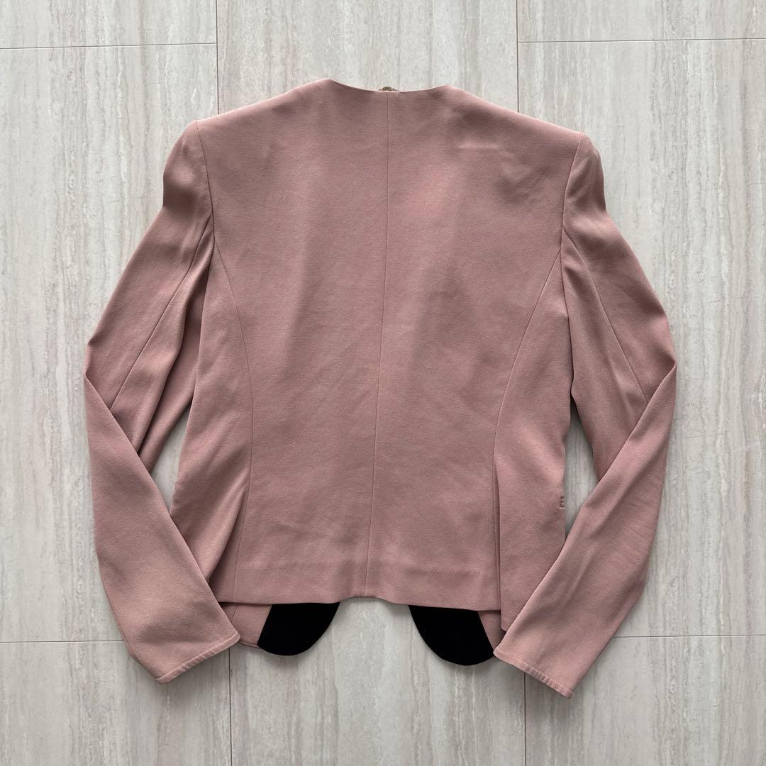 Beige, CINDY ダブルカラージャケット　スーツセットアップ