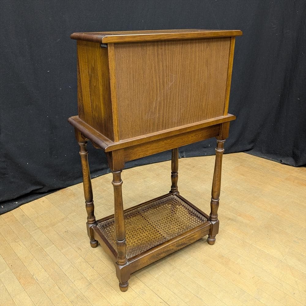 リモク　コロニアル　ライティングデスク　ライティングビューロー　 デスク　机　棚