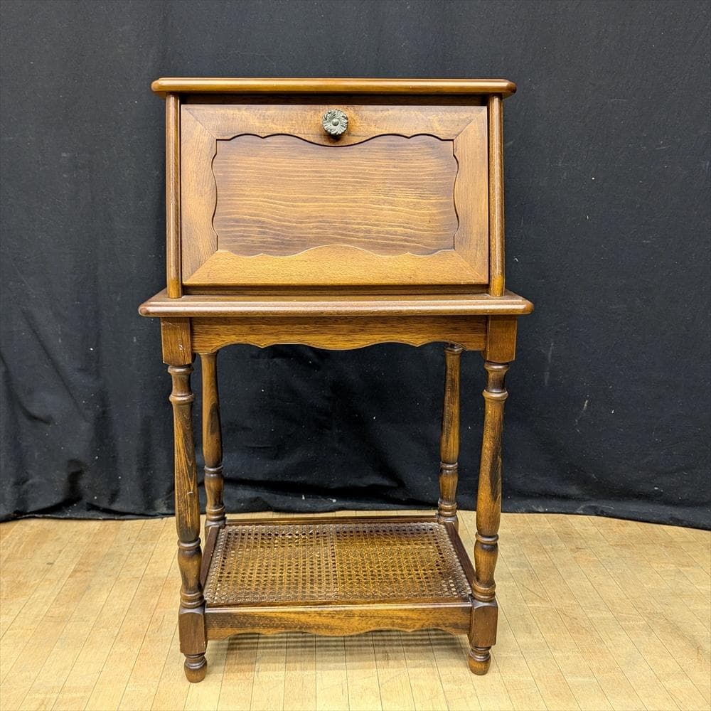 リモク　コロニアル　ライティングデスク　ライティングビューロー　 デスク　机　棚