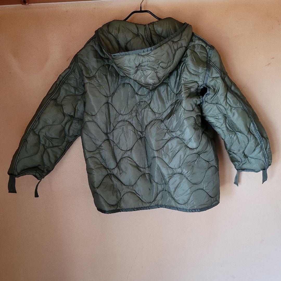 オリーブグリーン キルティング ミリタリージャケット